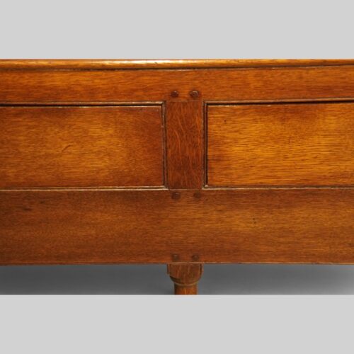 Antique oak painted pot board dresser base drawers