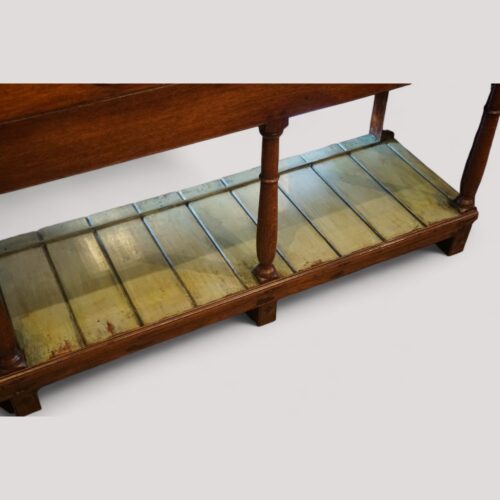Antique oak painted pot board dresser base painted boards