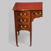 Edwardian inlaid ladies desk bow drawers