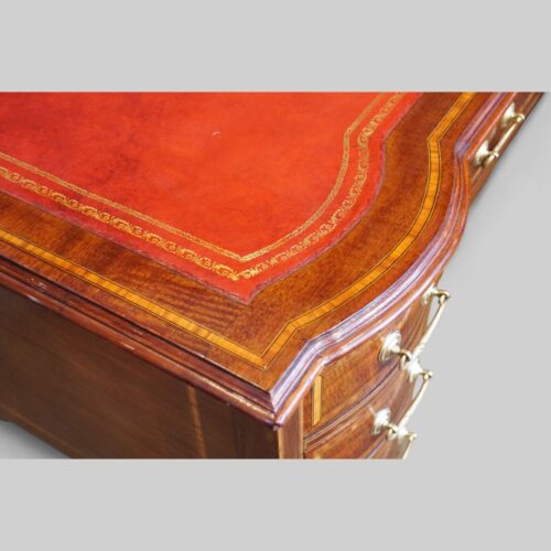 Edwardian inlaid ladies desk top