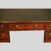 Georgian mahogany partners desk centre drawer