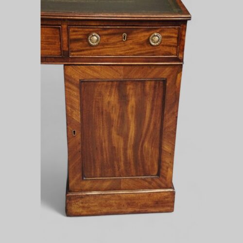 Georgian mahogany partners desk cupboard