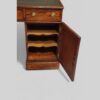 Georgian mahogany partners desk cupboard interior