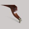 Regency rosewood breakfast table castor detail
