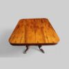 Regency rosewood breakfast table top end view