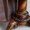 Victorian walnut circular dining table column