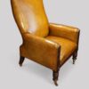 William IV mahogany library chair angle
