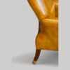 William IV mahogany library chair back shape