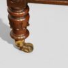 William IV mahogany library chair leg detail