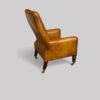 William IV mahogany library chair rear angle