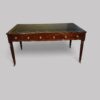 19thc mahogany partners writing table front