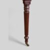 19thc. mahogany partners writing table leg