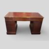 Victorian mahogany 9 drawer desk rear