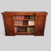 William IV mahogany breakfront bookcase