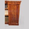 William IV mahogany breakfront bookcase end door