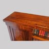 William IV mahogany breakfront bookcase top end