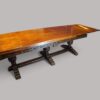 16 seat oak refectory drawleaf long view