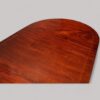 Antique 3 pillar dining table line inlay