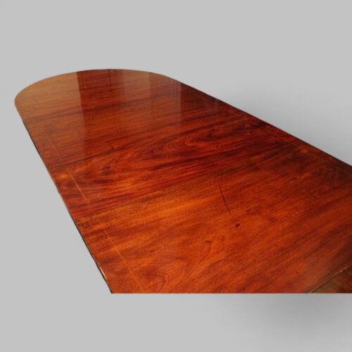 Antique 3 pillar dining table top