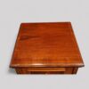 Pair Edwardian inlaid bedside cabinets top