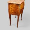 Pair of French inlaid bedside chests side