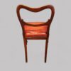 Set of 8 mahogany George IV chairs rear