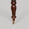 Antique mahogany extending dining table tulip leg