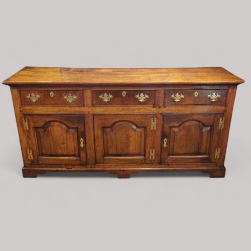 Antique oak cupboard dresser base