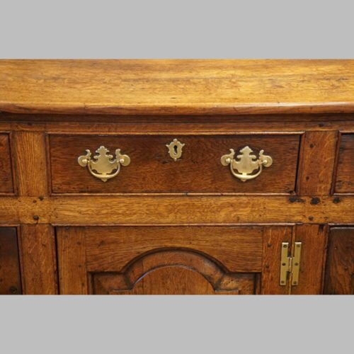 Antique oak cupboard dresser base centre door