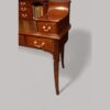 Edwardian mahogany Carlton House desk corner