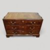 George III walnut chest base