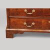 George III walnut chest bracket foot