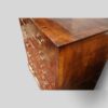 George III walnut chest corner