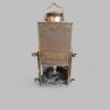 Large copper masthead ships lamp by Telford Crier and Mackay Ltd interior
