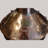 Large copper masthead ships lamp by Telford Crier and Mackay Ltd nameplate