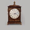 Regency brass inlaid bracket clock