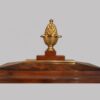 Regency brass inlaid bracket clock pineapple finial