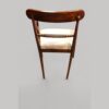 Regency mahogany desk chair rear