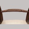 Regency mahogany desk chair rope twist