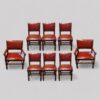 Set of 8 Cromwellian style chairs