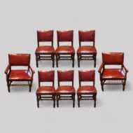 Set of 8 Cromwellian style chairs