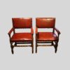 Set of 8 Cromwellian style chairs pair of carvers