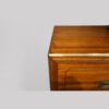 Victorian camphorwood military chest brass corners