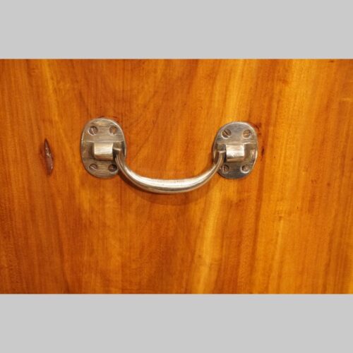 Victorian camphorwood military chest carrying handle