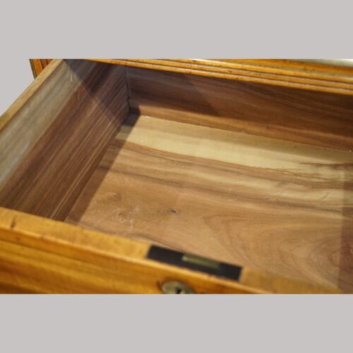 Victorian camphorwood military chest drawer linings