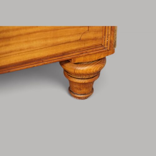 Victorian camphorwood military chest foot