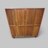 Victorian camphorwood military chest rear