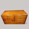 Victorian camphorwood military chest top