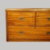 Victorian camphorwood military chest top drawer