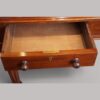 Victorian mahogany writing table interior drawer